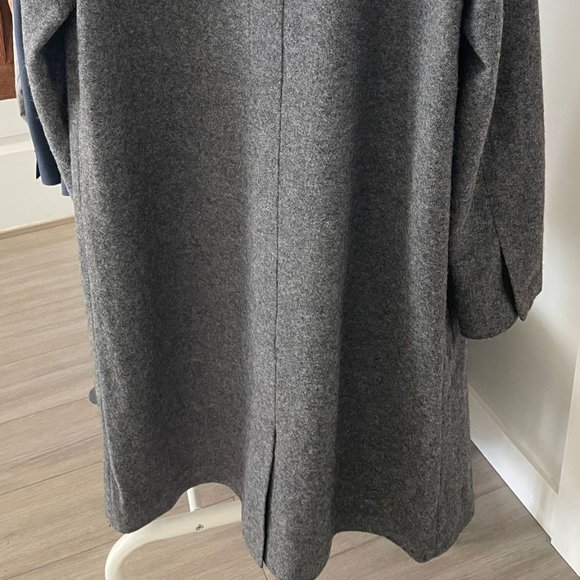 Monk & Lou Medium WoolBlend Grey Coat - Picture 3 of 6